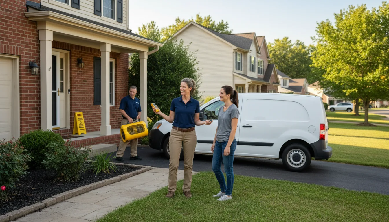 Residential water damage restoration in Osburn, ID